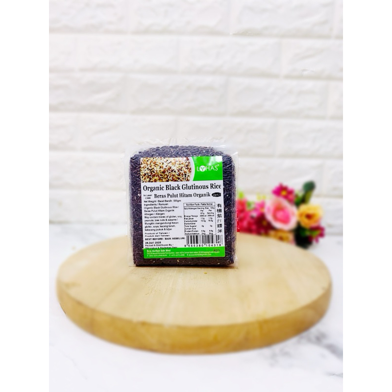 

Lohas Organic Pearl Glutinous Black Rice 500g