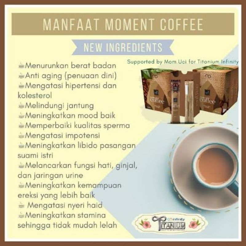 

Moment coffee paket icip isi 4 ori 100%