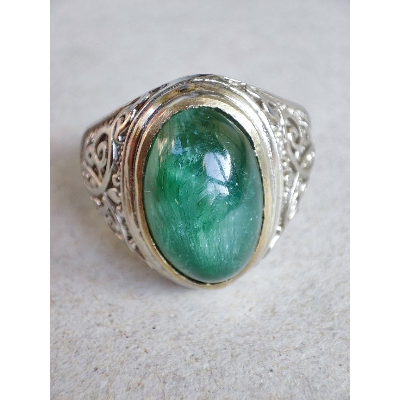 Cincin Batu Pandan Suji Natural Original 100%