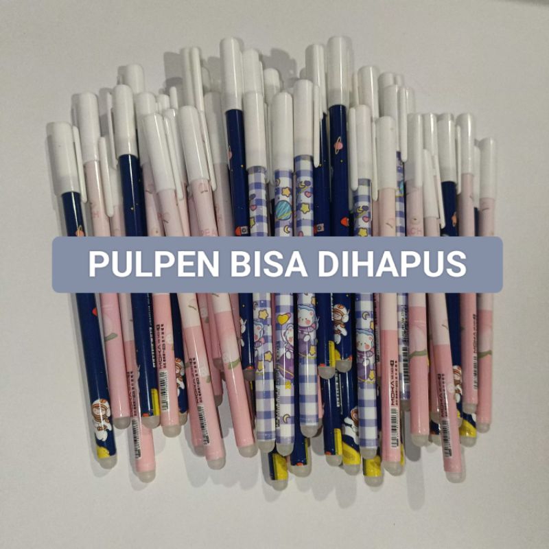 

Ready Pulpen Bisa Dihapus/ pen motif karakter/ pulpen gel tinta hitam