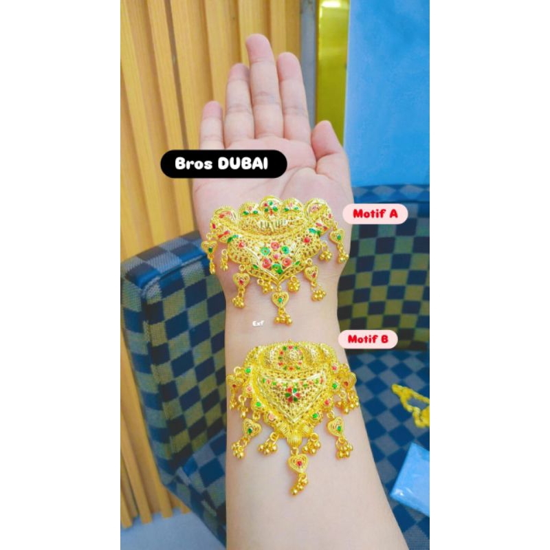 BROSS DUBAI BERLAPIS EMAS