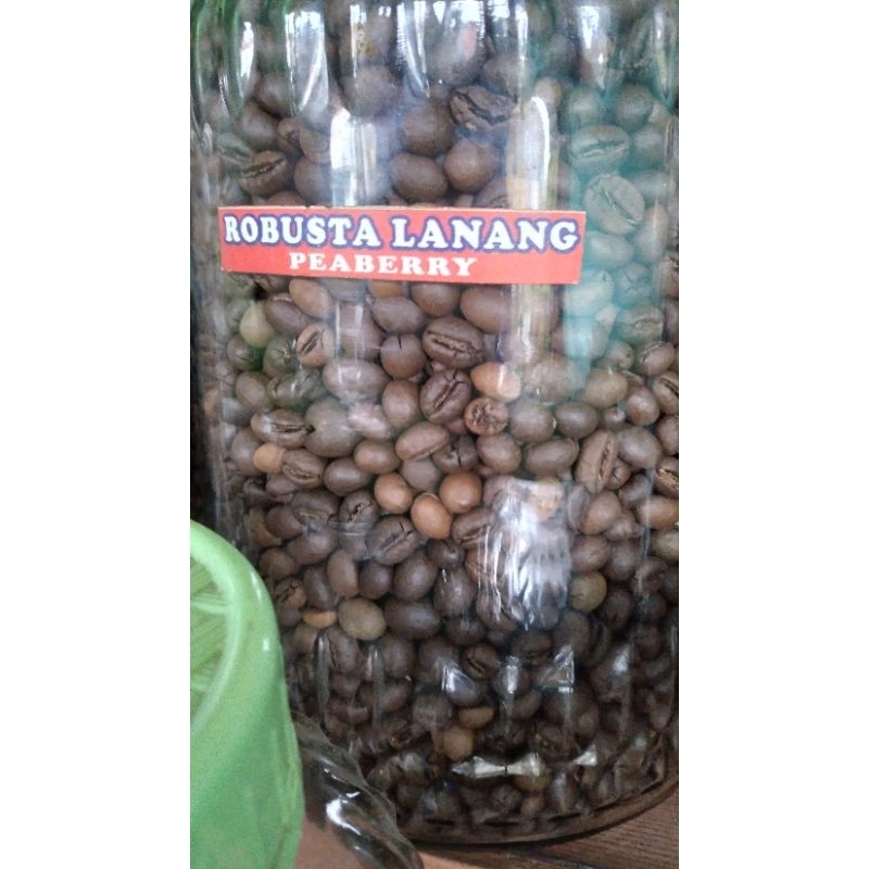 

Robusta Lanang Peaberry Kopi Bubuk 250 Gram.