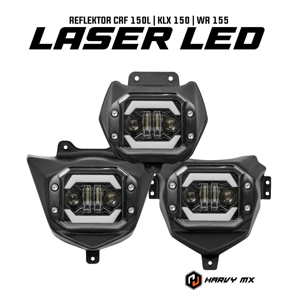 HARVYMX Reflektor Laser Led CRF 150L KLX Bigfoot Dtracker New WR155