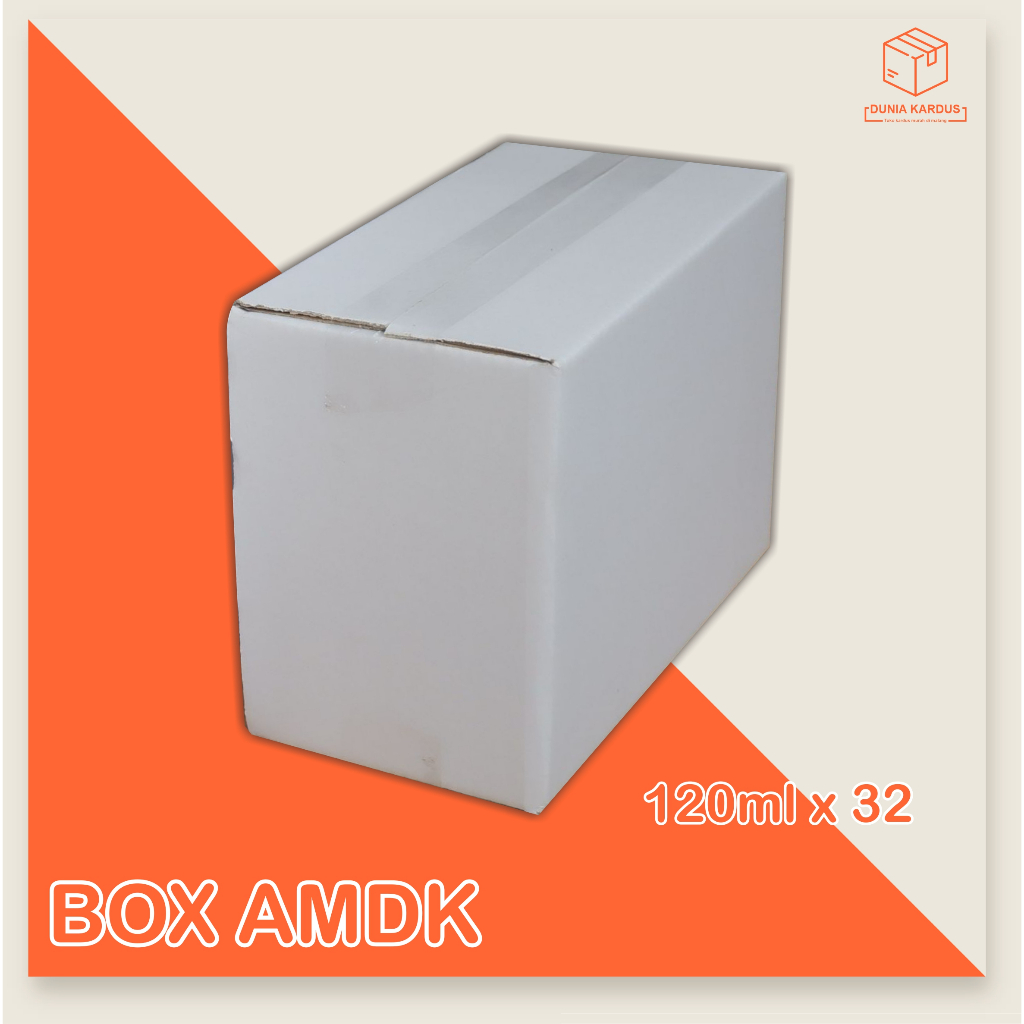 

Box AMDK PUTIH (120MLX32) 26x14x18 cm box packing | kardus packing | kardus box air minum dalam kemasan