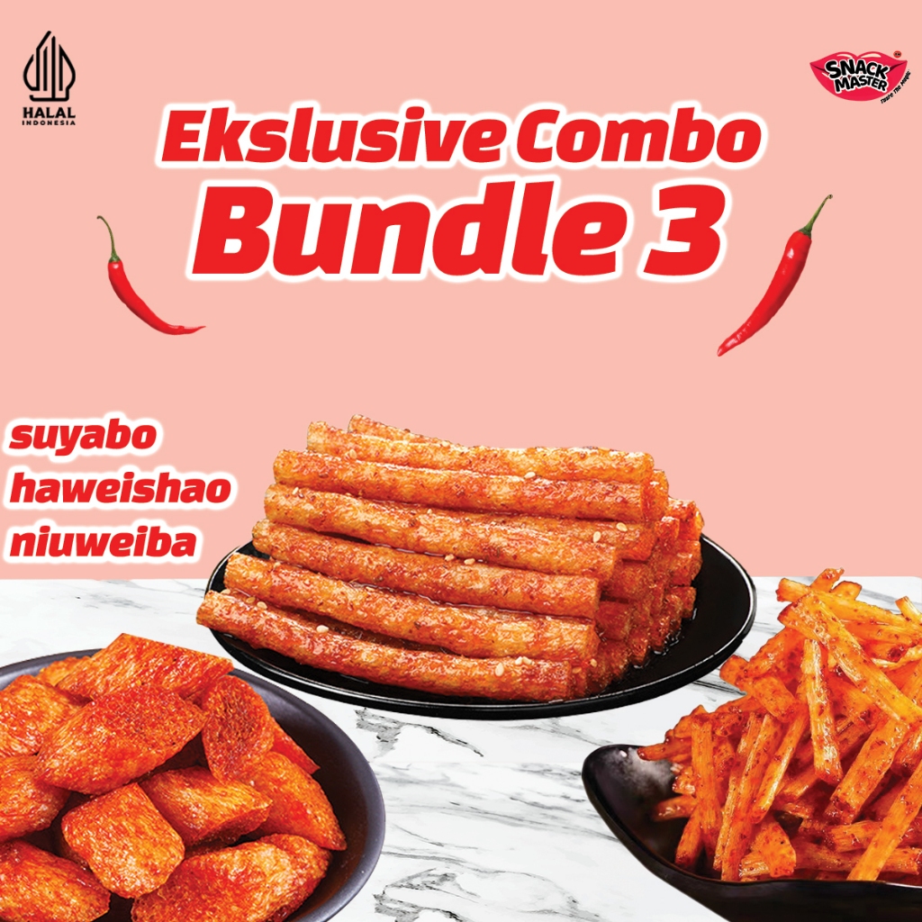 

[MAGIC BUNDLE 3/4/6 HALAL SNACK] 365Spices Snacks Bundle (Strip Pro,Bar, Strip ) Camilan Pedas