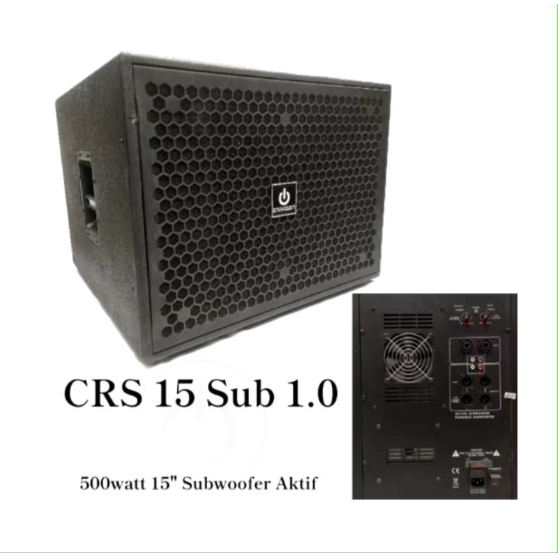 Speaker Subwoofer Aktif CRIMSON CRS 15 Sub 1.0 Original CRS15 / CRS 15 Inch TERBAIK