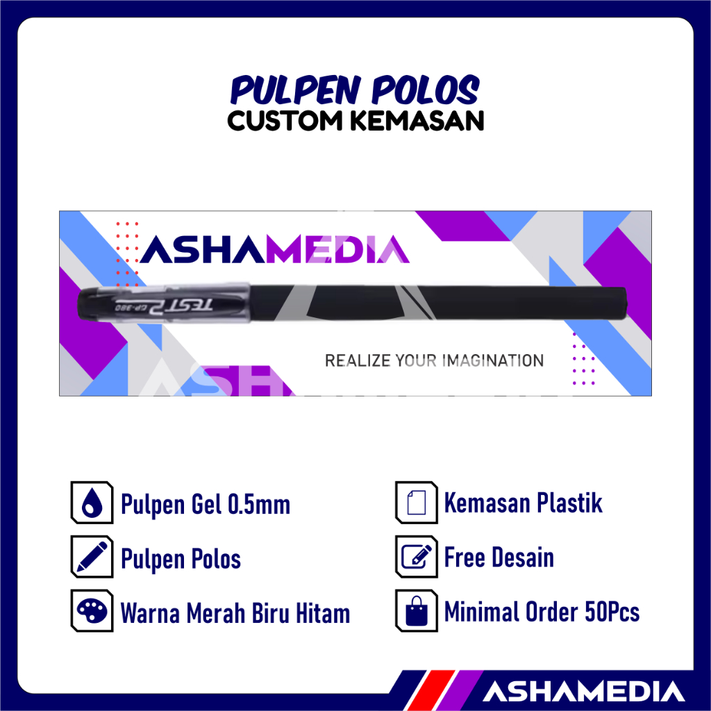 

Pulpen Polos Custom Packing Background | Bolpoin Custom Logo Tulisan | Cetak Ballpoint | Pena Lucu Pernikahan Warna Warni Promosi Souvenir | Asha Digital