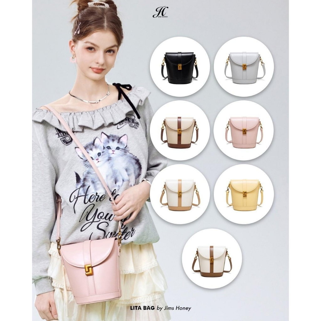 JIMS HONEY LITA BAG Tas Selempang Wanita Slingbag Cewek Jimshoney Trendy Elegan