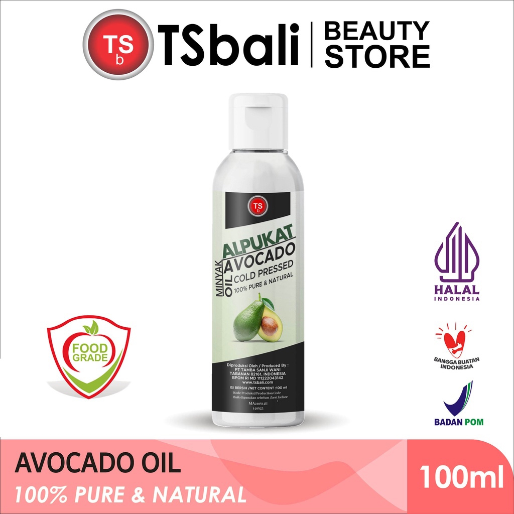 

Minyak Alpukat Avocado Oil TSb 100ml Cold Pressed Refined Food Grade - bisa di minum dan di pakai di kulit - rambut
