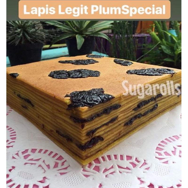 

B1G1 Kue Lapis Legit Plum Special Free Lapis Surabaya