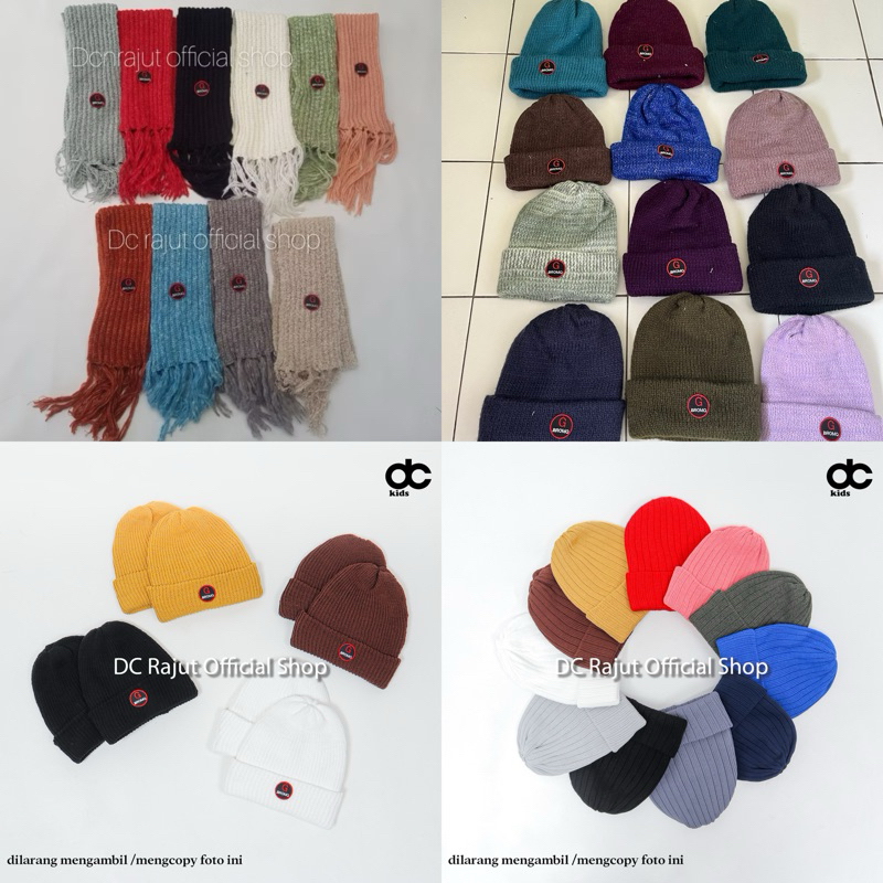 syal dan kupluk satuan | syal bromo | syal kupluk wool  satuan | syal tebal dewasa kupluk winter