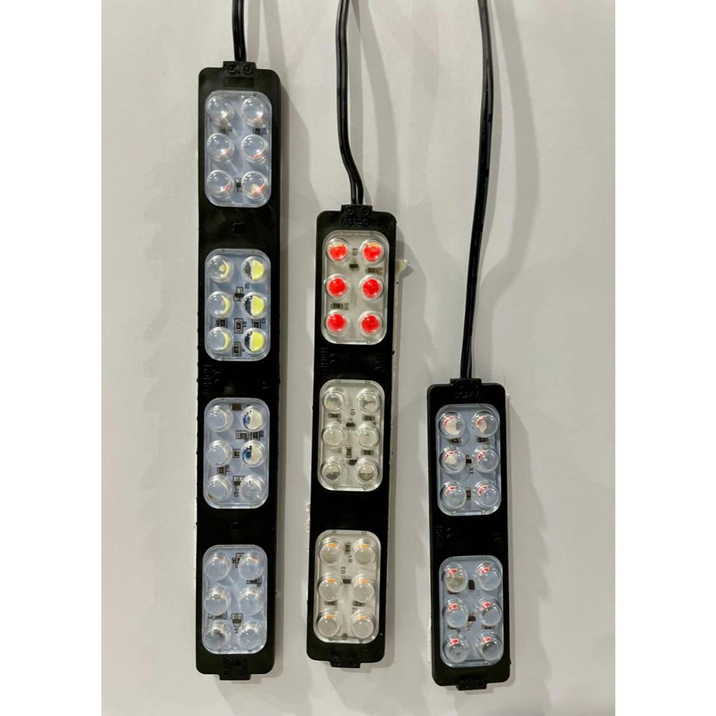 Lampu LED Kolong Plasma Flash Strobe 12 Mata 18 Mata 24 Mata Nyala Kedap Kedip Blitz DC 12 Volt / 24