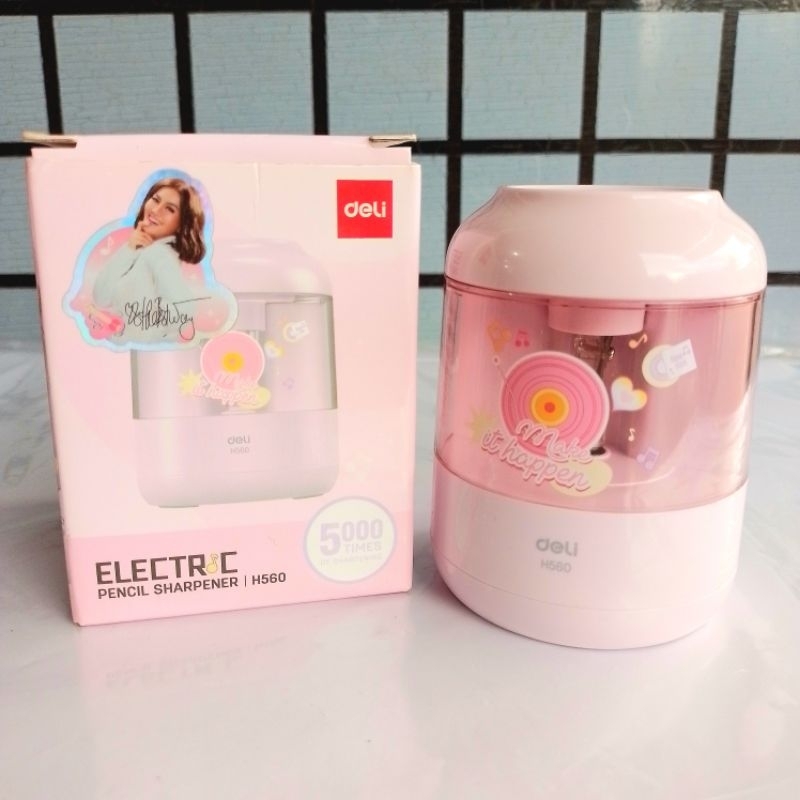 

Serutan Mesin Sharpener Electric Pencil Deli H-560 ( Pcs ) [ Original ]