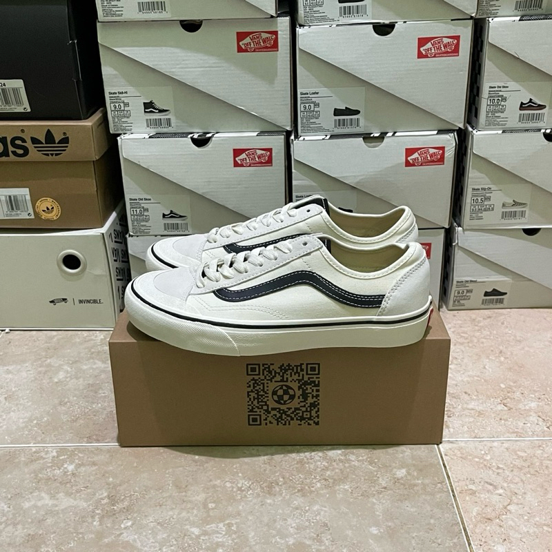 Vans style 136 decon vr3 sf marshmallow (Resmi PT NAVYA)