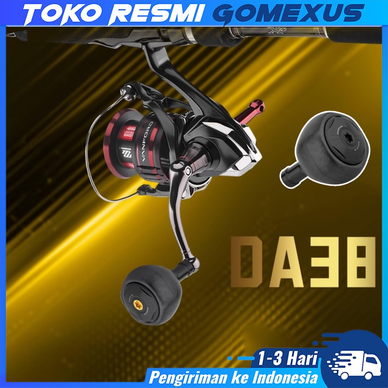 Gomexus FA38 Knob Handle Reel Pancing BC Bahan Serat Karbon Untuk Shimano  Twinpower Daiwa  Revros R