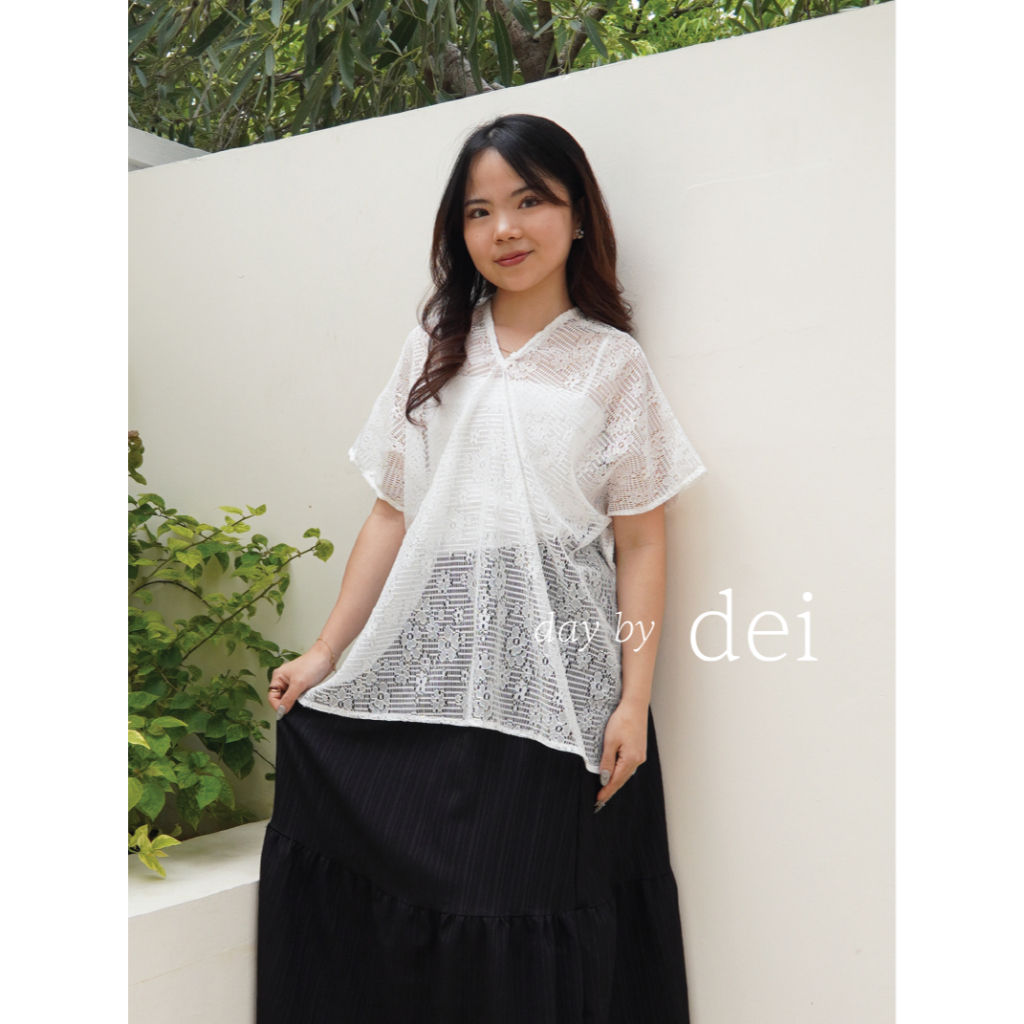 Daybydei - Sera Top | Atasan Brokat Lace, Wedding / Atasan Pesta
