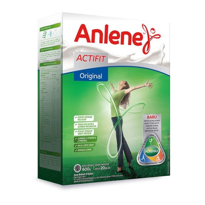 

ANLENE ACTIFIT 600gr PLAIN