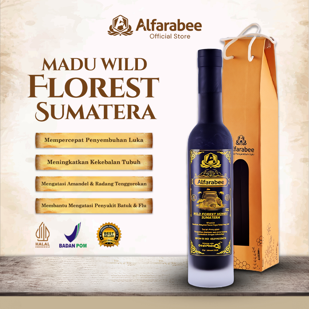

Alfarabee - Madu Wild Forest Sumatera Asli 100% Tanpa Campuran Murni Original Alami Untuk Kesehatan