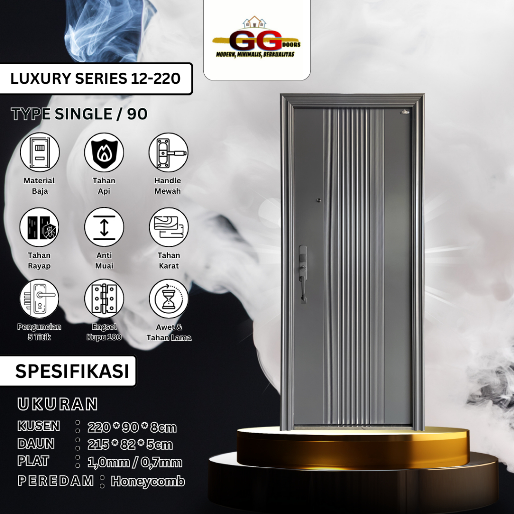 Pintu Baja Jatim .GG-LUXURY Single 220x90cm