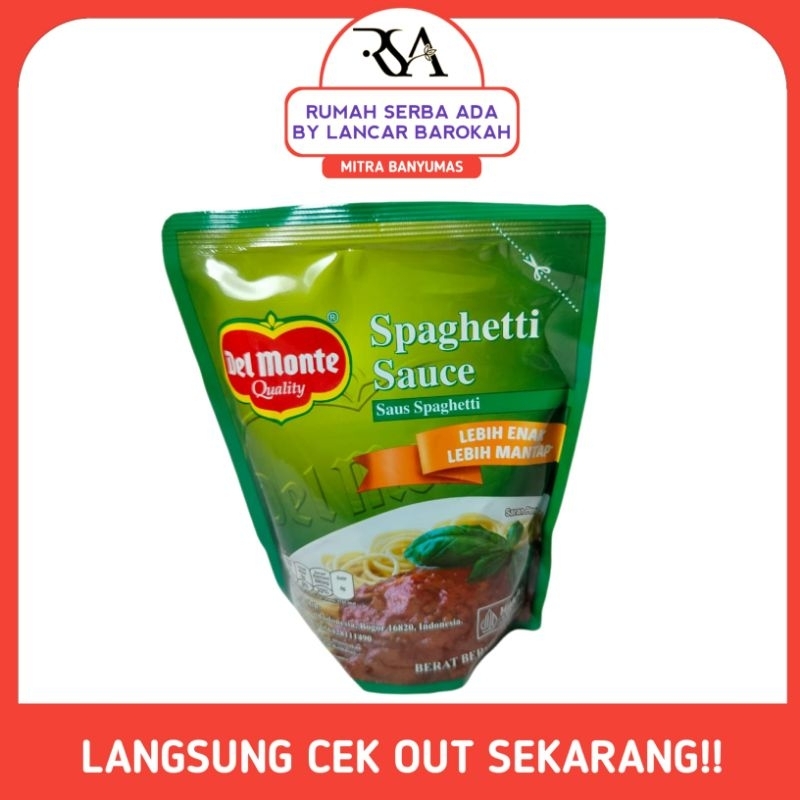 

Del Monte Spaghetti Sauce Saus 250 gram