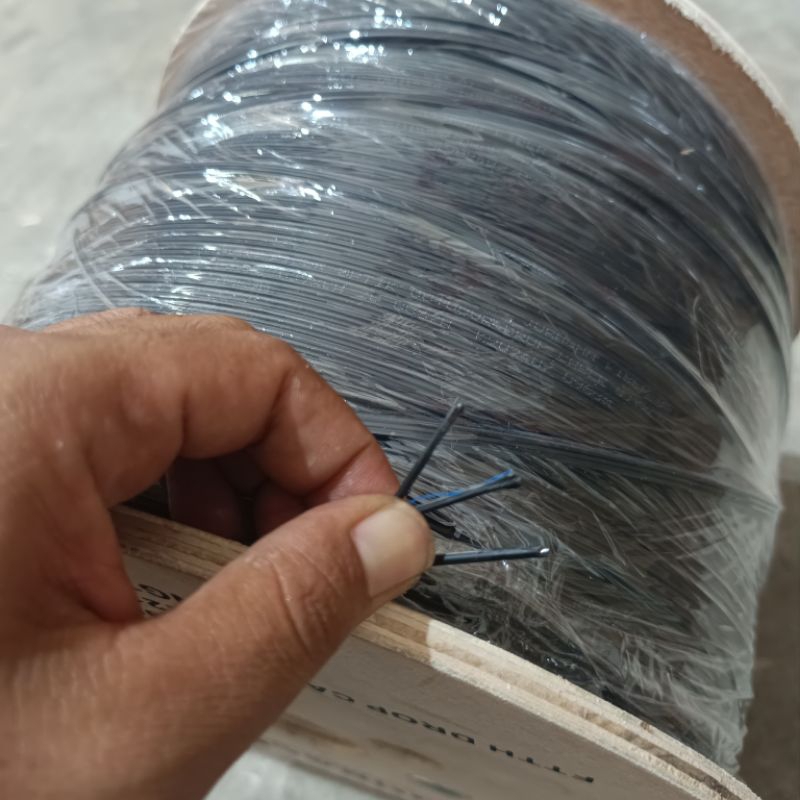 kabel dropcore 2 core 3 seling / dropwire fo 2 core 3 seling