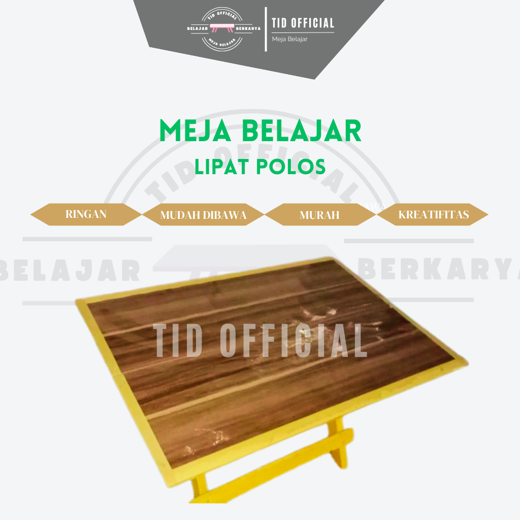 MEJA BELAJAR KOTAK KAYU POLOS I MEJA ANAK - ANAK BELAJAR I MEJA KOTAK KAYU I MEJA GAMBAR POLOS