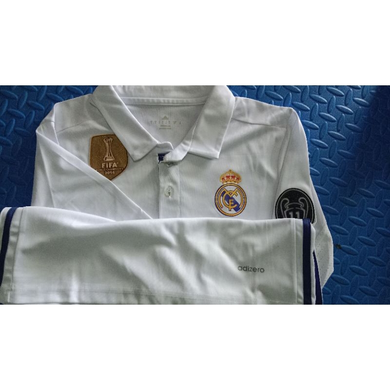 Real madrid home 2016-2017 LS + patch