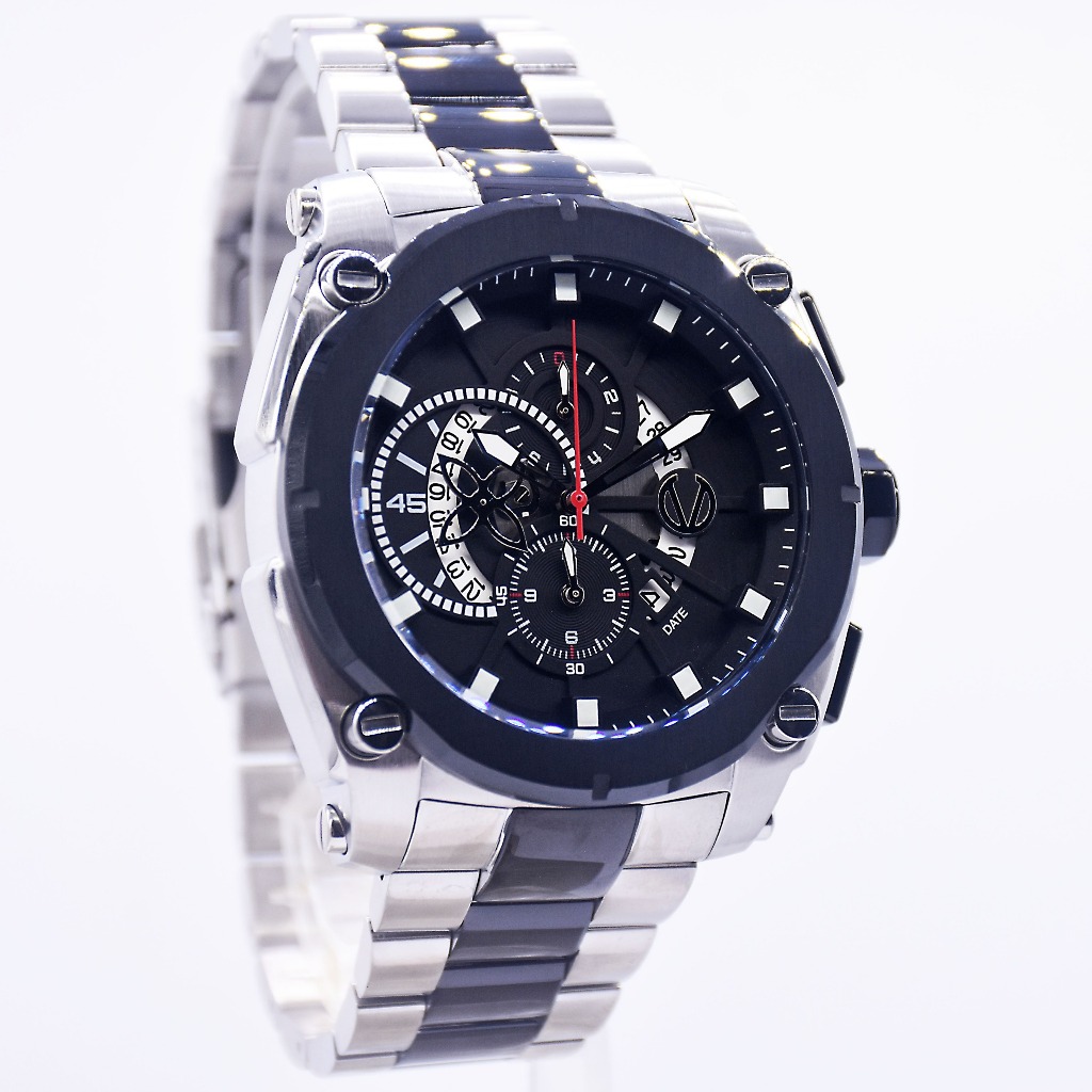 Jam Tangan Pria Christ Verra CV 12201G-10 BLK Original
