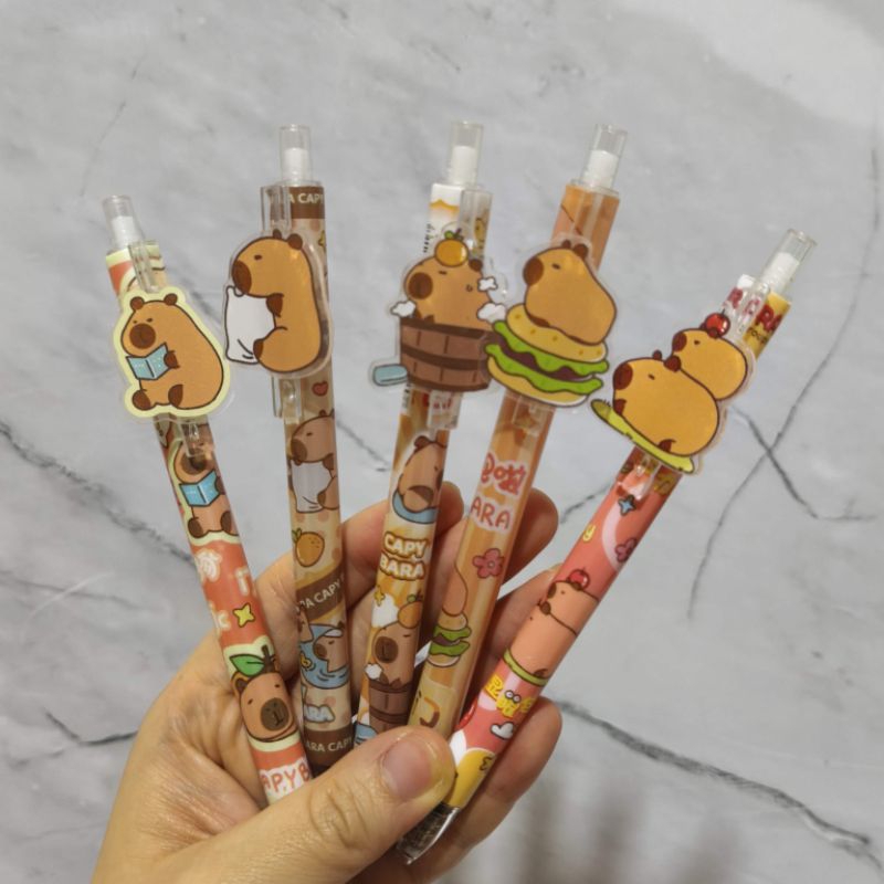

Pulpen Capybara Lucu Cute Capybara Pen