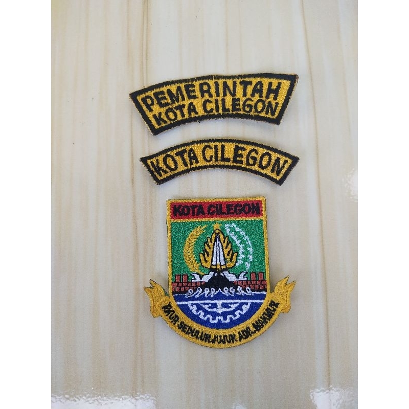 LOGO KOTA CILEGON, PEMERINTAH KOTA CILEGON BORDIR