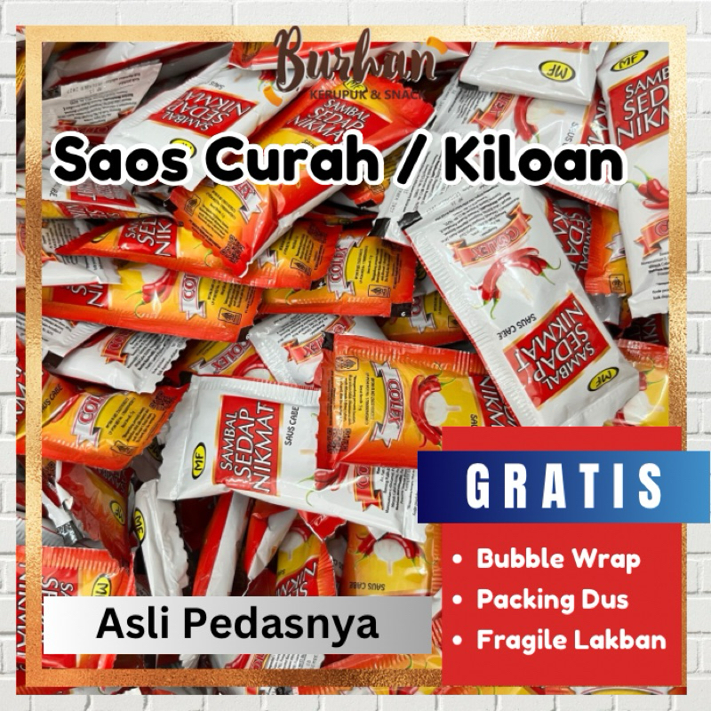 

Saos Pedas Curah 100gr | Burhan Kerupuk dan Snack Grosir Jember