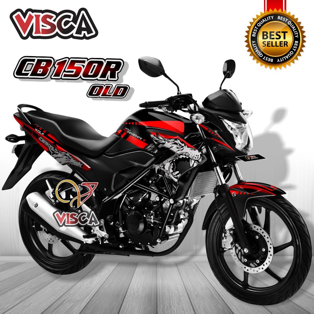 Decal Cb150r Old Full Body Stiker Cb150r Old Full Body Striping Cb 150r Old Full Body Serigala