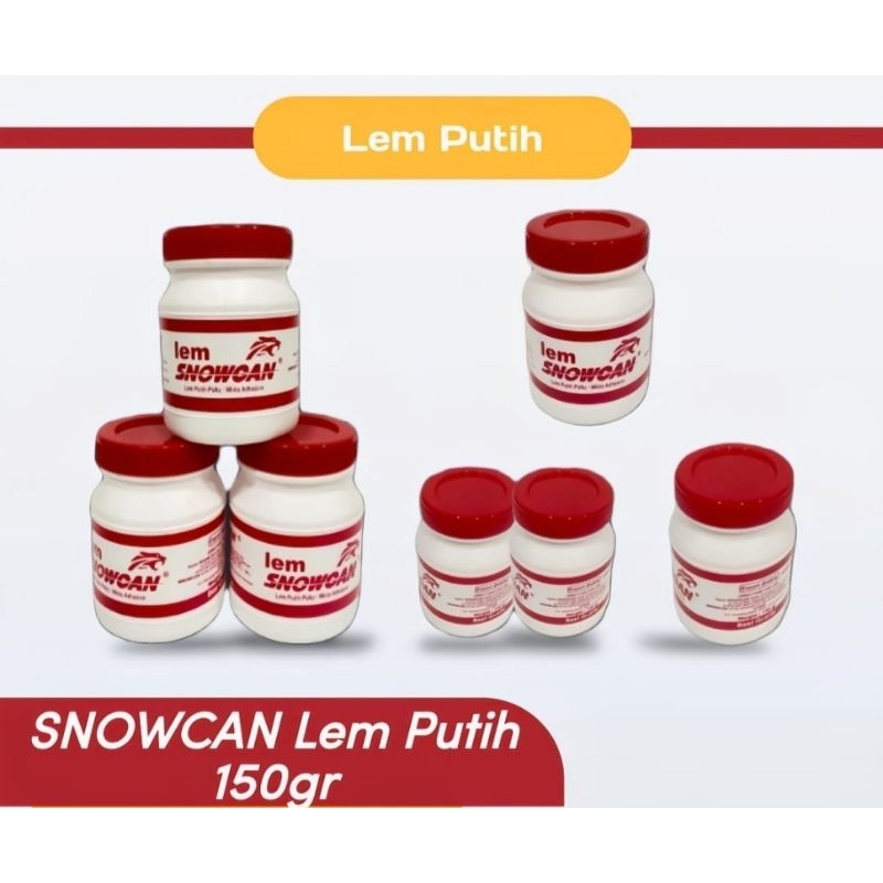 

Snowcan Lem Putih Kertas 150 gram