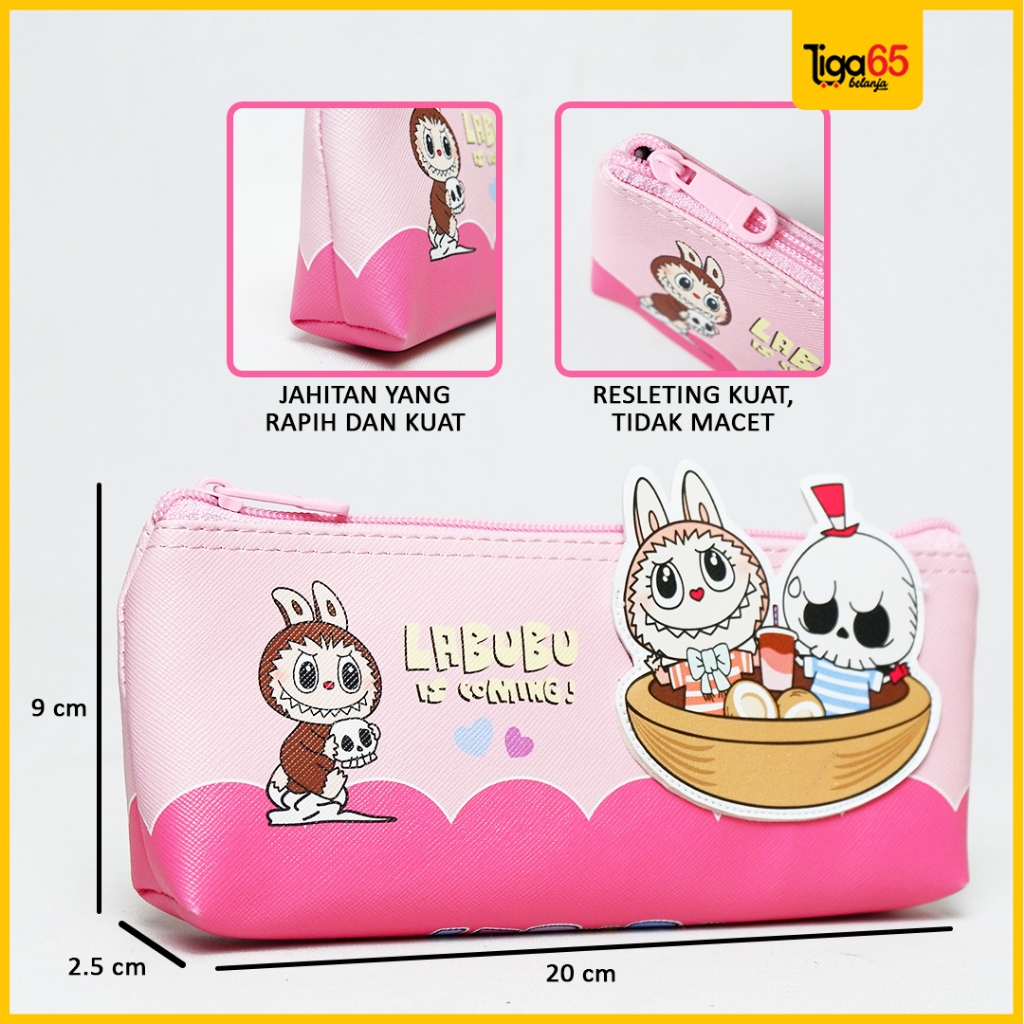 

ATH Tempat Pensil Punch Karakter Kuromi Cinnamorol My Melody Peony / Pensil Bag 223-041