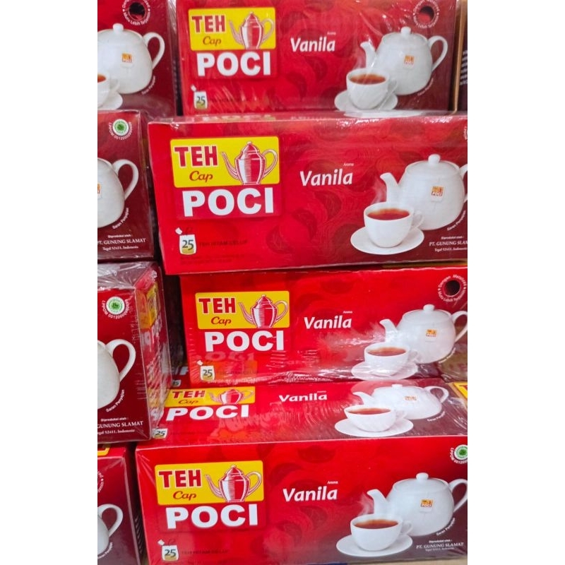 

PROMO TEH CAP POCI VANILA MURAH 50gr (isi 25 kantong)