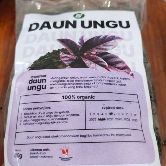 

Teh Seduh Daun Ungu 40 gram Curah Daun Ungu Kering Organik Untuk Atasi Wasir Ambeien Melancarkan BAB