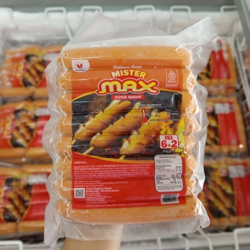 

MISTER MAX Sosis Bakar Jumbo 500gr