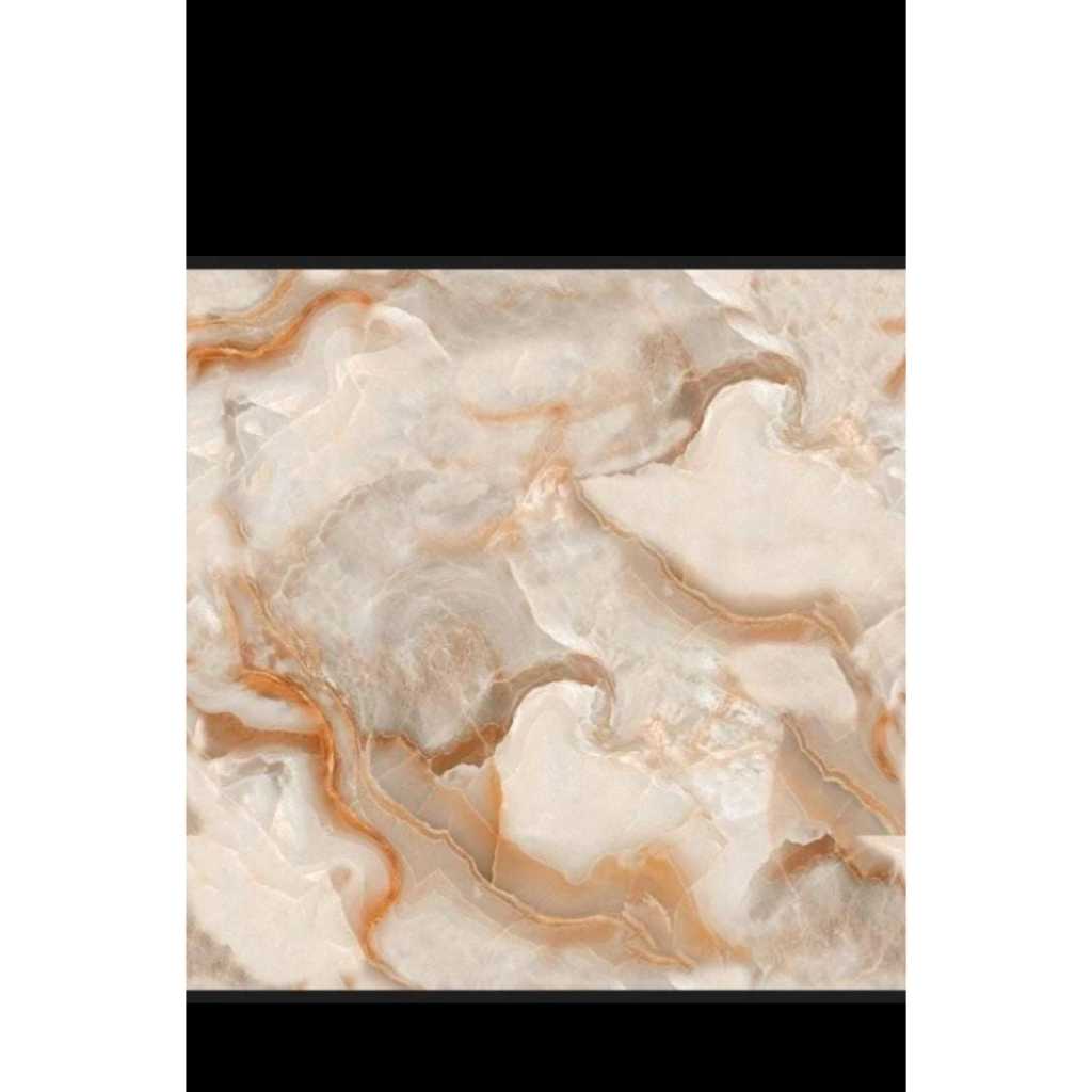 KERAMIK LANTAI MOTIF MARMER GLOSY | UNO FREYA BEIGE 50X50