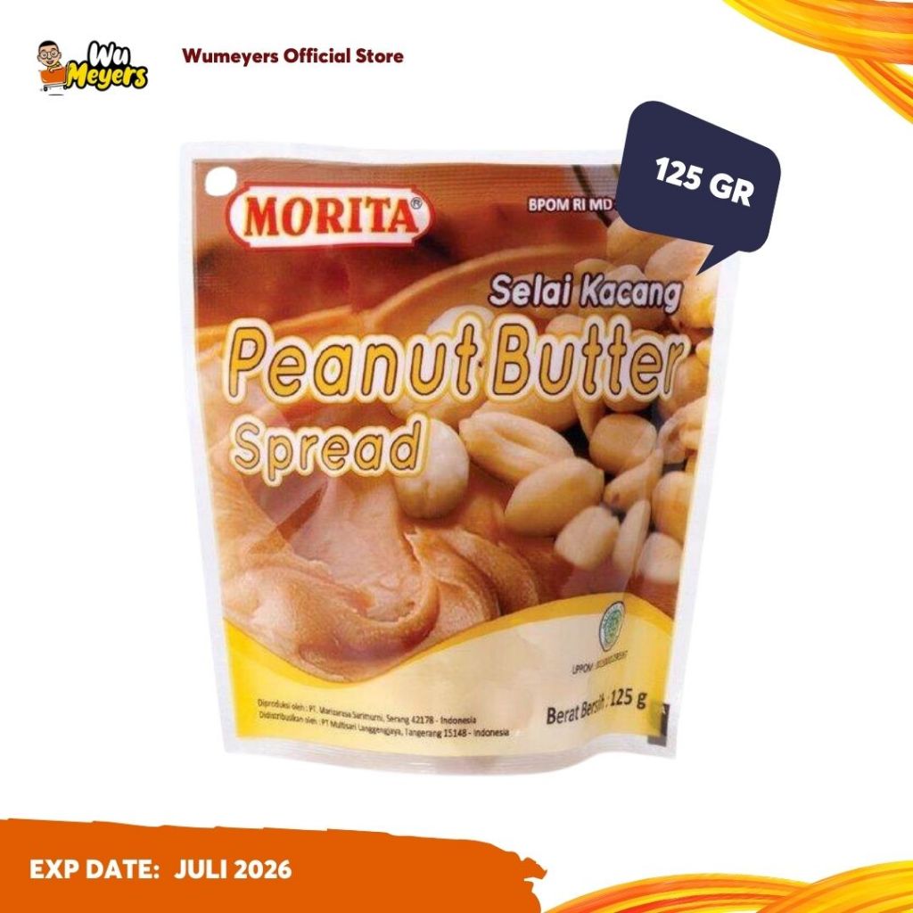

Morita Peanut Butter Spread - Selai Oles Kacang 125gr
