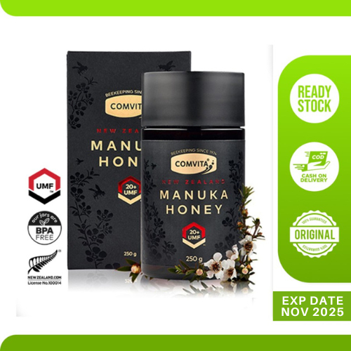 

COMVITA Madu Asli Murni Manuka Honey UMF 20 + 250gr - New Zealand Selandia Baru Original