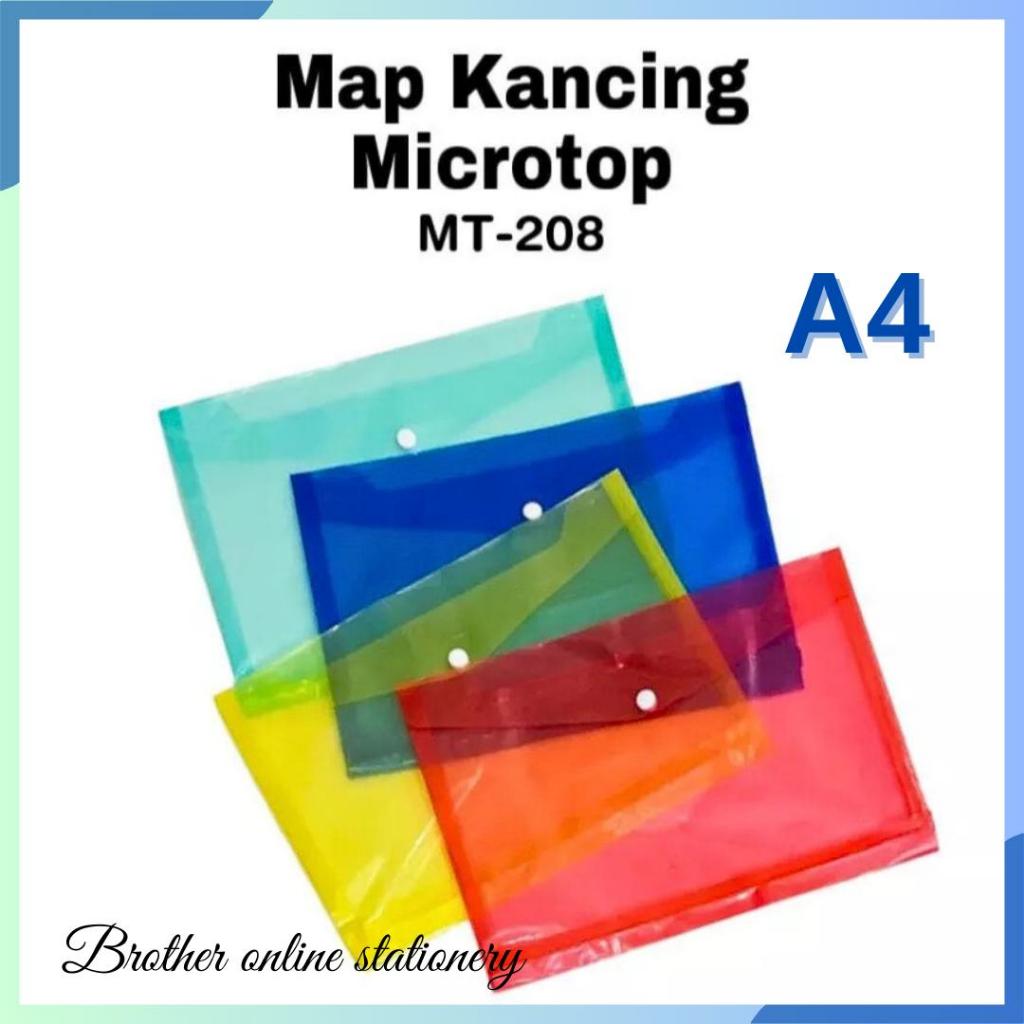 

BOS Map Kancing Amplop Plastik A4/Organizer/Document Kertas