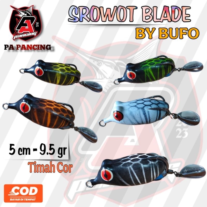 Umpan Lure BUFO SROWOT BLADE Soft Frog Softfrog