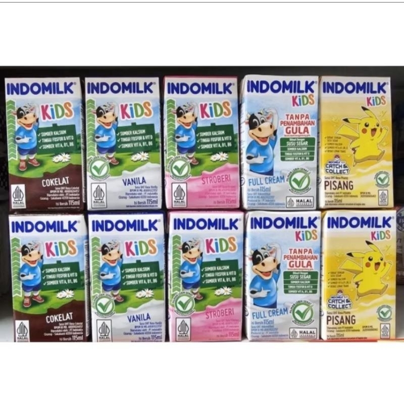 

Indomilk susu kotak 115ml