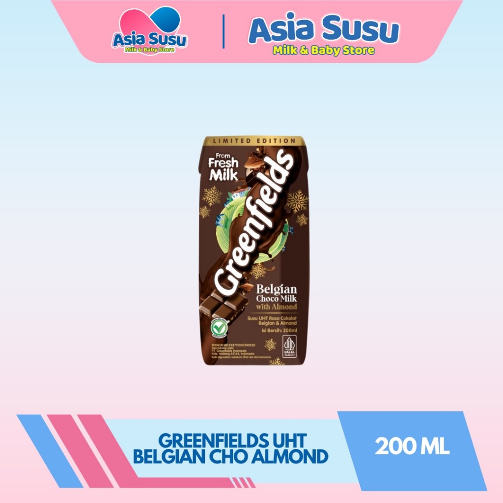 

Greenfields Susu UHT 200 ml - 100% Fresh Milk dari Greenfields Farm