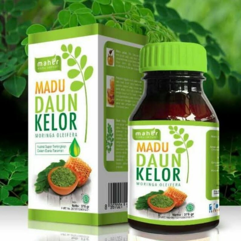 

teh daun kelor + madu 100 % original