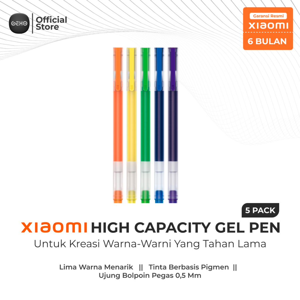 

Xiaomi High Capacity Gel Pen & Ball Pen Pack - Originial