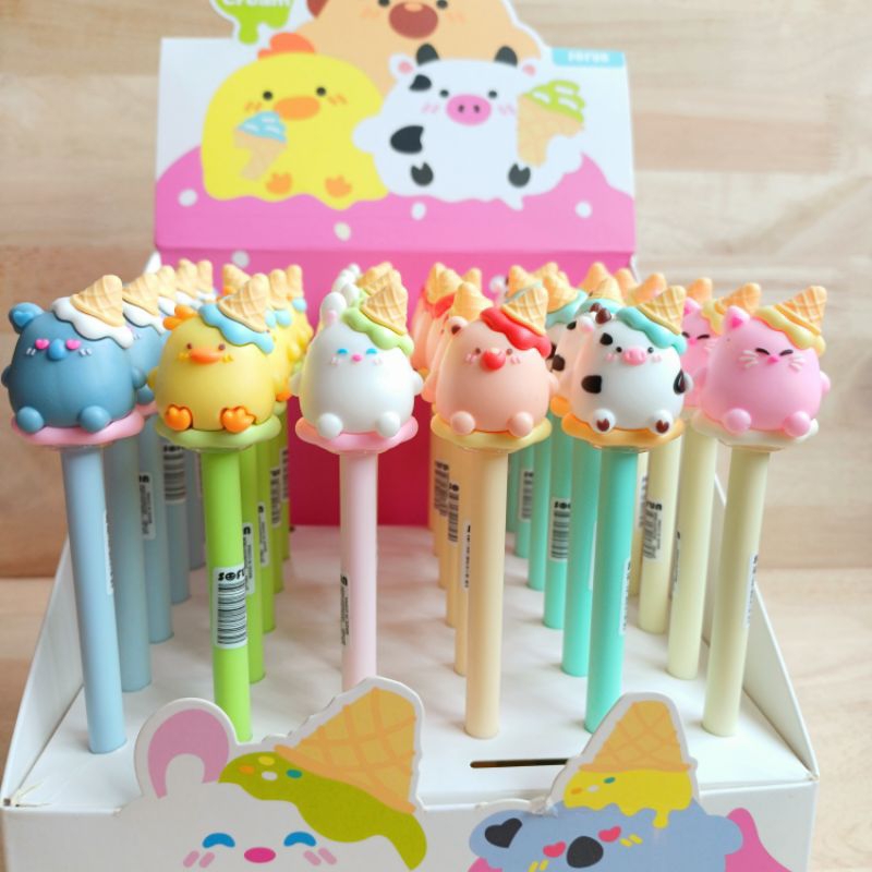 

Pulpen gel SOFUN animal ice cream 243-36