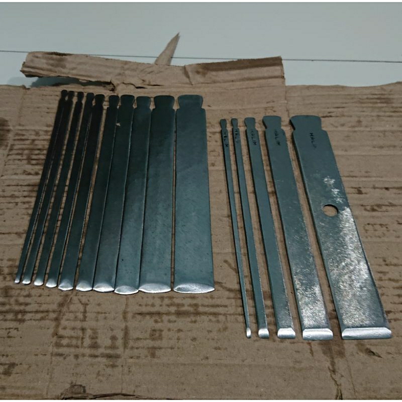 pahat ukir kayu set putih super isi 15 ukuran tajam