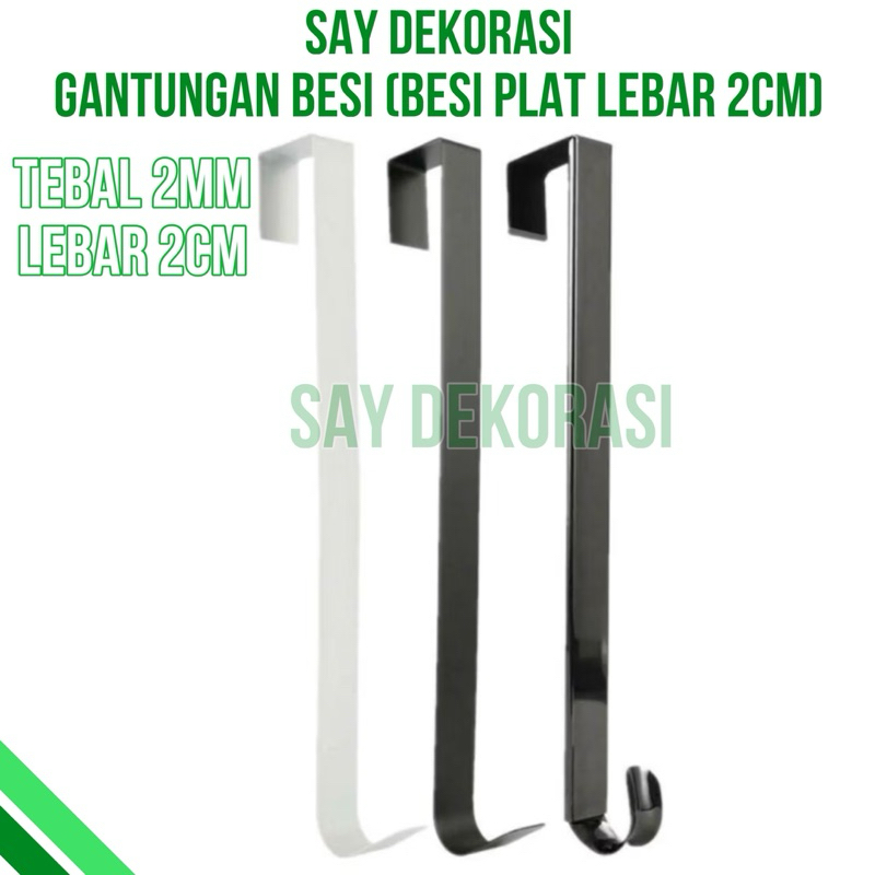 SAY DEKORASI TYPE 127 hook s gantungan besi/PENGAIT BESI/[PROMO] Hook S Gantungan Besi /Pengait Serb