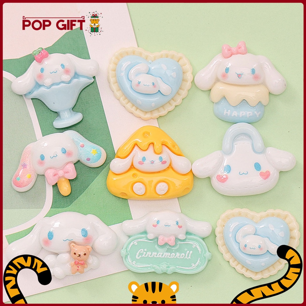 

PG Stiker 3D Resin Clay Free Lem DIY Aksesoris Dekorasi Case HP Botol Minum Motif Cinnamoroll Mainan